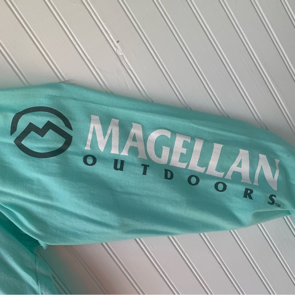 Magellan Outdoors (XL) Men's Teal Long Sleeve Tee Shirt - Picture 4 of 5